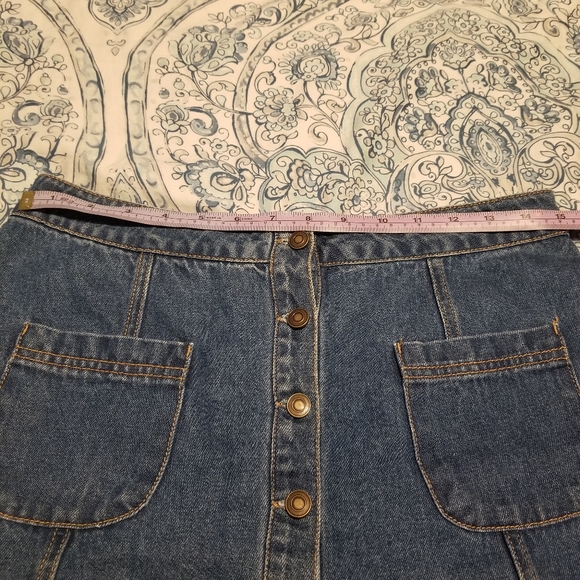 F21 Denim Button-up Skirt *HOST PICK* - Picture 5 of 7